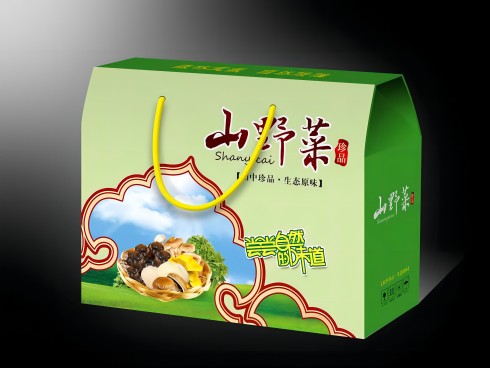 北京山野菜手提式禮箱